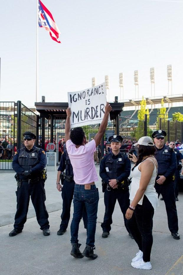ABD'nin Cleveland kentinde yine polis protestosu