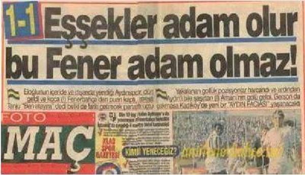 Unutulmaz gazete manşetleri