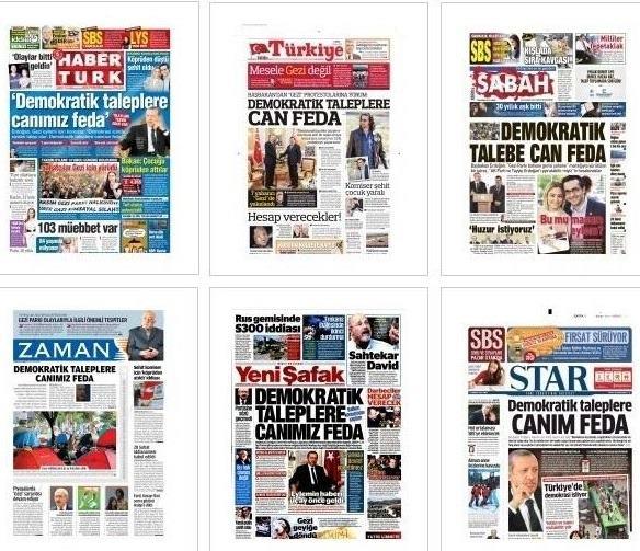 Unutulmaz gazete manşetleri