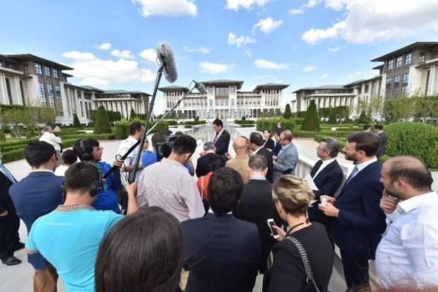 Cumhurbaşkanlığı Sarayı'nın kapıları medyaya açıldı