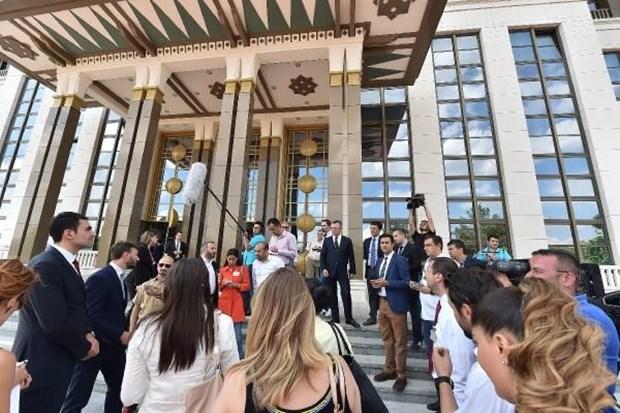 Cumhurbaşkanlığı Sarayı'nın kapıları medyaya açıldı