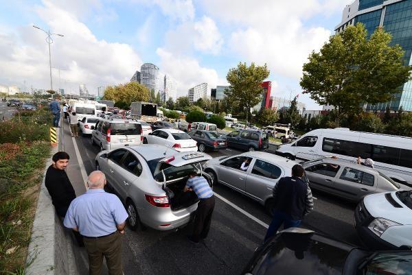 İstanbul'da trafik felç