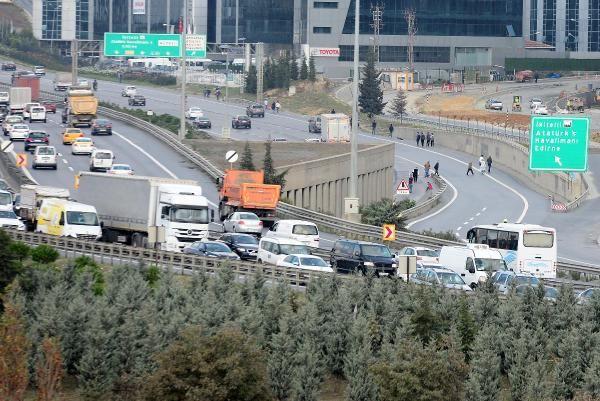 İstanbul'da trafik felç