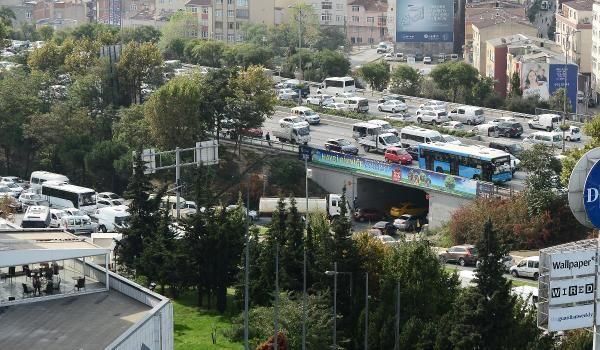 İstanbul'da trafik felç