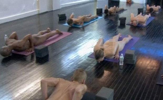 Bu yoga sınıfı olay oldu!
