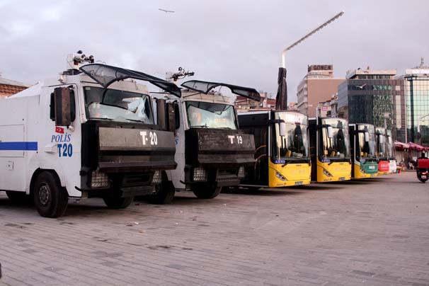 Taksim ve Beşiktaş'ta ortalık karıştı