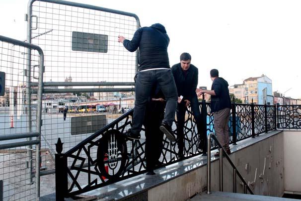 Taksim ve Beşiktaş'ta ortalık karıştı