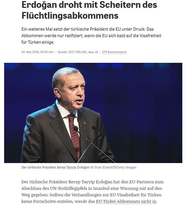 Avrupa basını: Erdoğan tehdit ediyor