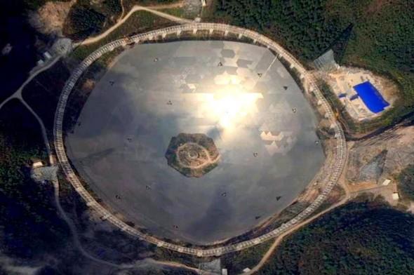 Çinliler dünyanın en büyük radyo teleskobunu yaptı