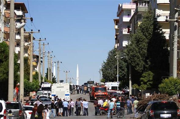 Gaziantep'teki olay yerinden ilk kareler!