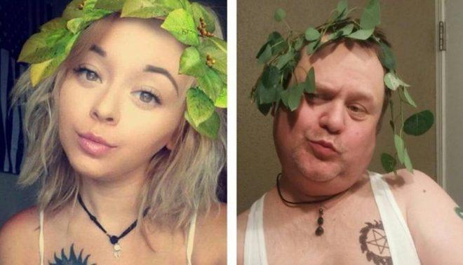 Kızının taklidini yapan baba fenomen oldu