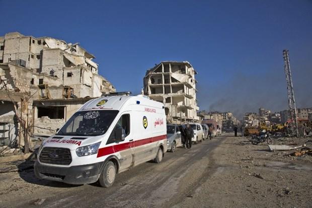 Halep'teki tahliye konvoyuna saldırıdan ilk görüntüler