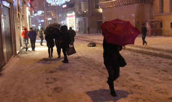 İstanbul'dan akıl almaz kar görüntüleri