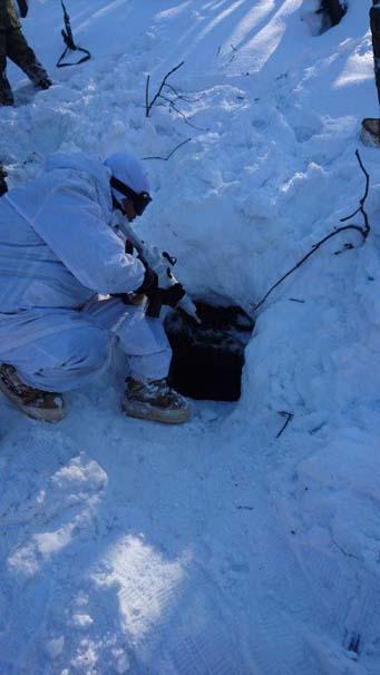 Bingöl'de ağır kış şartlarında PKK'ya operasyon
