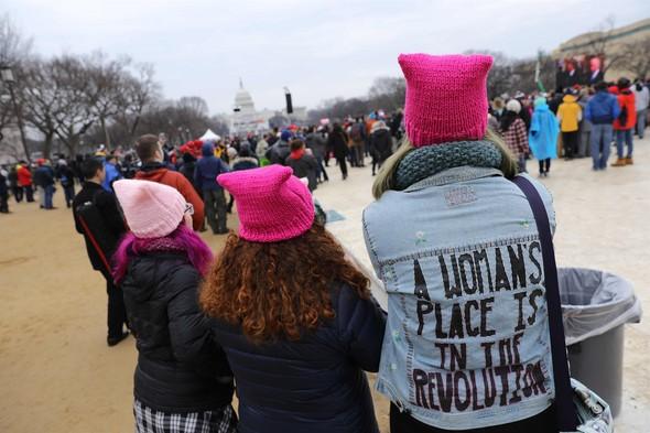 Washington'daki protesto gösterilerinde olay çıktı