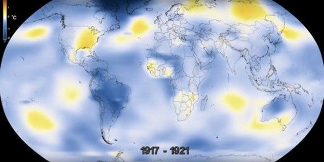 NASA'nın gözünden dünyanın 136 yılda değişimi