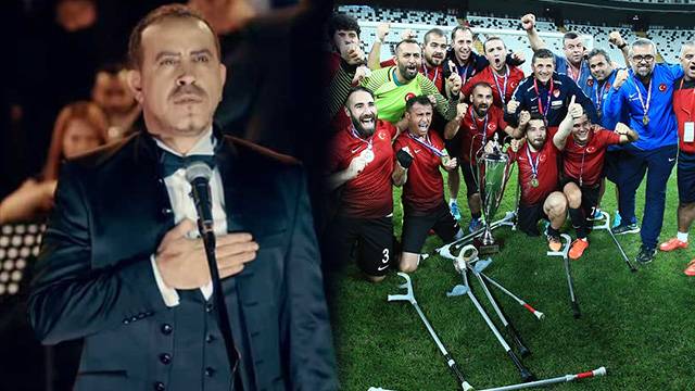 Haluk Levent Ampute Milli Takımı oyuncularının çocuklarına burs verecek