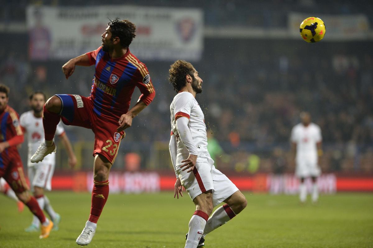 Karabükspor-Galatasaray maçından kareler