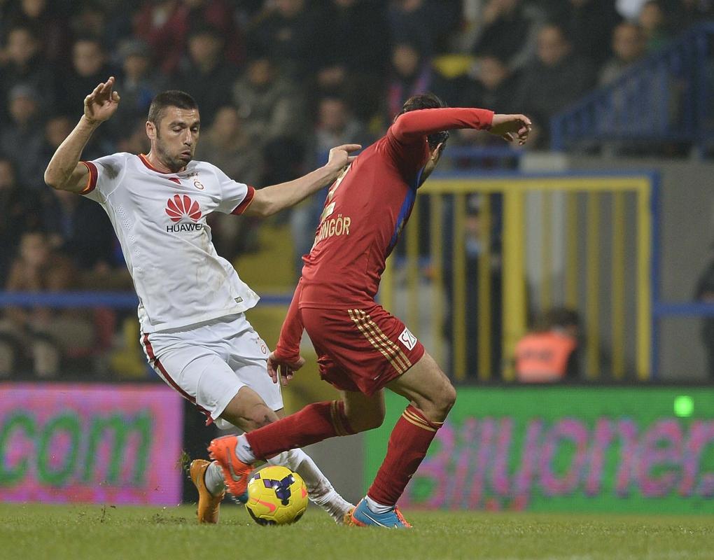 Karabükspor-Galatasaray maçından kareler