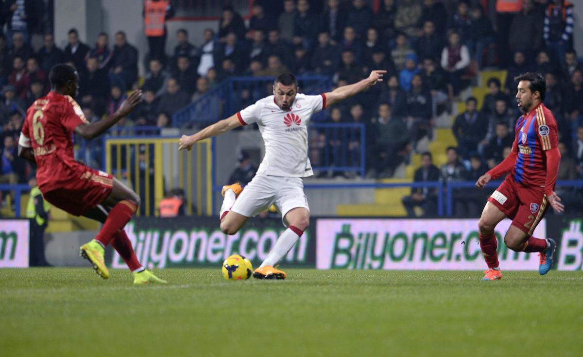 Karabükspor-Galatasaray maçından kareler